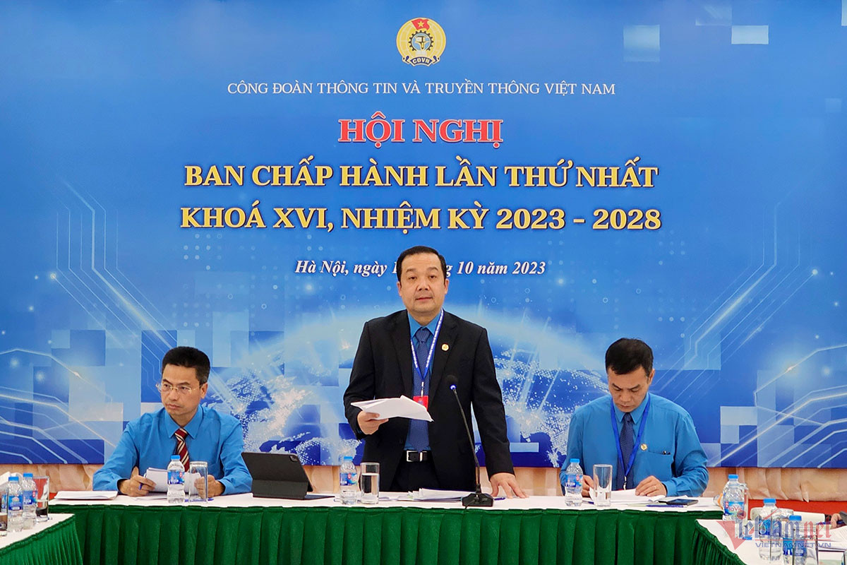 Ban chấp hành Công đoàn TT&TT Việt Nam khóa 16 có Chủ tịch mới