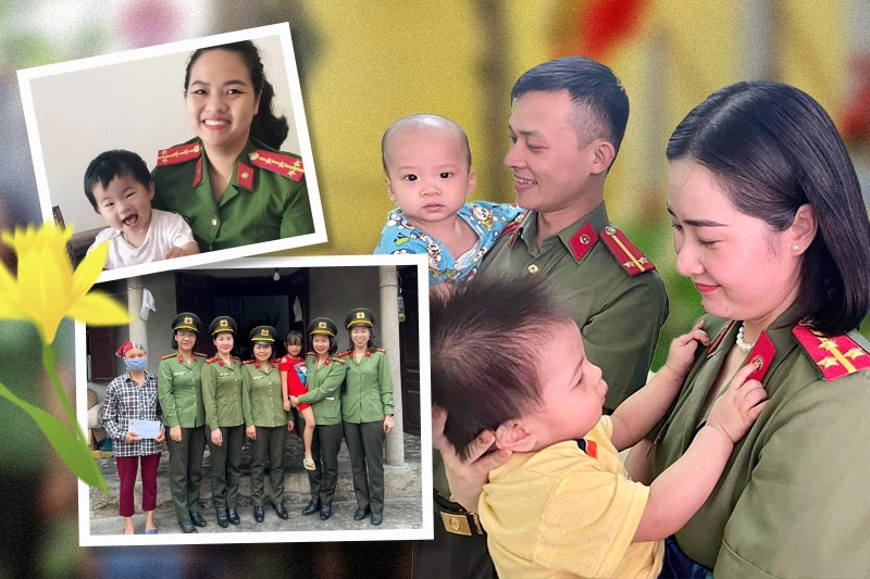 Những đứa bé mồ côi tự hào khoe với bạn: 'Bố tớ là công an'