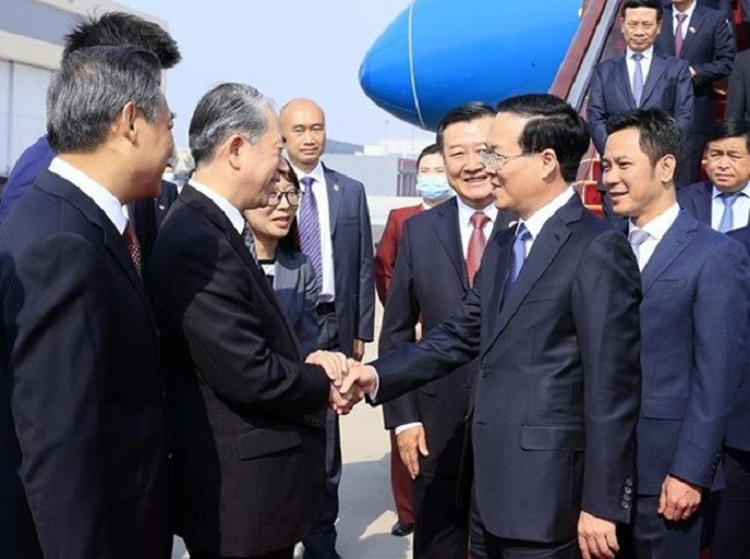 state president arrives in beijing for third belt and road forum.jpg