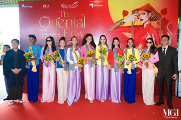Thí sinh Miss Grand International 2023 diện áo bà ba khám phá cố đô Huế