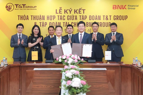 T&T Group ký kết hợp tác với tập đoàn tài chính hàng đầu Hàn Quốc