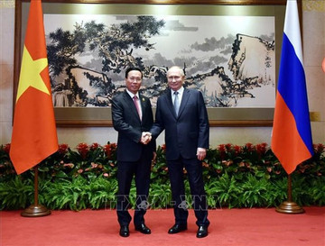 Vietnamese President meets with Russian counterpart in Beijing