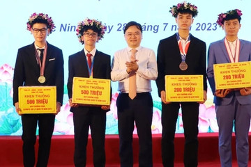 Bắc Ninh chi hơn 3,4 tỷ đồng thưởng giáo viên, học sinh đoạt giải quốc tế