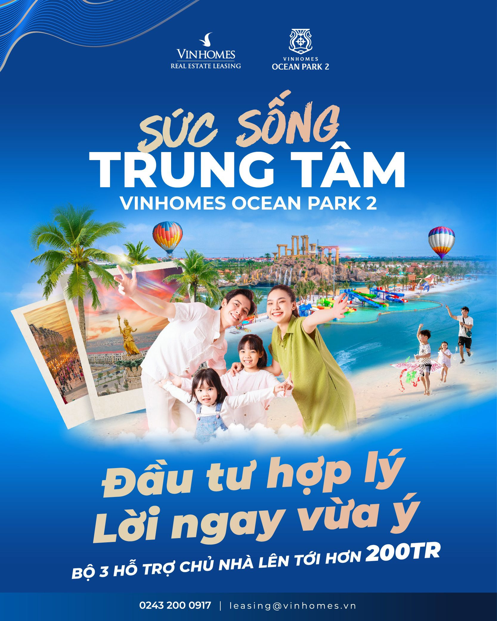 Vinhomes mở rộng chương trình ‘Sức sống trung tâm’ tới Vinhomes Ocean Park 2,3