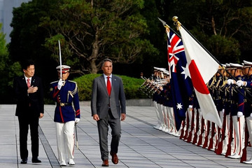 Nhật Bản lần đầu tiên mời Australia tham gia 2 cuộc tập trận chung