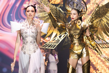 Võ Hoàng Yến diện trang phục 25kg, Đinh Ngọc Diệp diễn mở màn