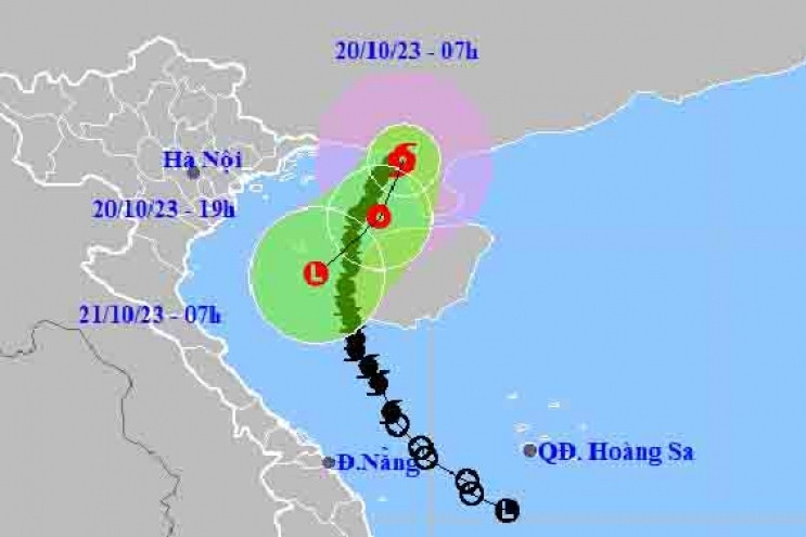 Cold snap hitting northern Vietnam, storm Sanba changing course