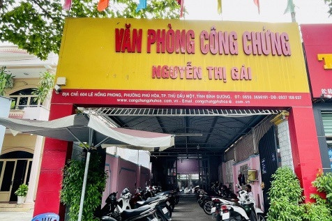 Khởi tố trưởng văn phòng công chứng ở Bình Dương