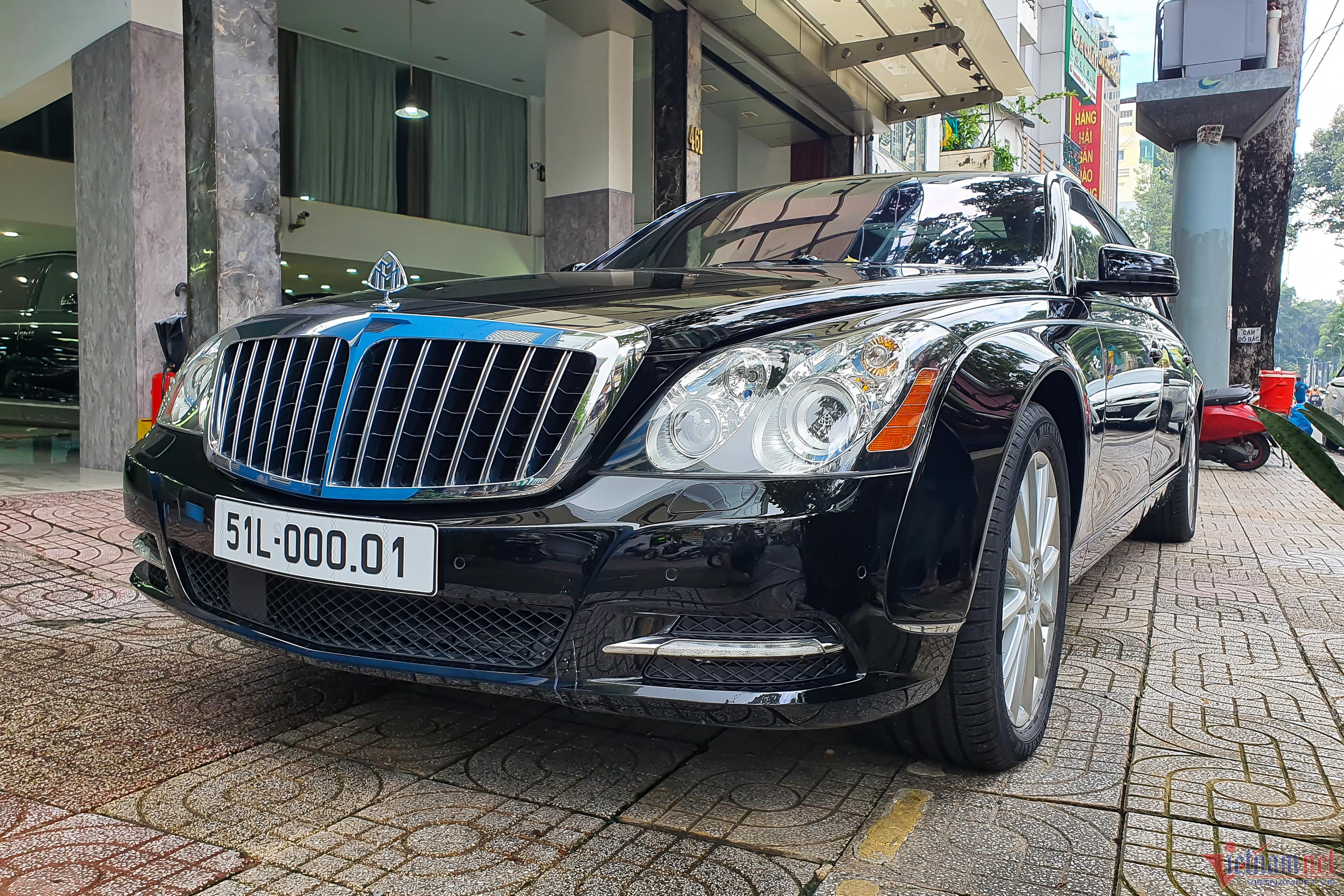 Giá xe Maybach 62S hàng hiếm mang biển số tứ quý 10 tỷ tại Sài Gòn