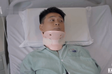 Cuộc chiến không giới tuyến tập 30: Hoàng bị gãy xương khi gặp sự cố lúc đi tắm