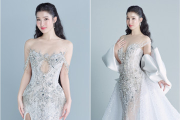 Phương Nhi hé lộ 2 thiết kế dạ hội cho đêm chung kết Miss International 2023