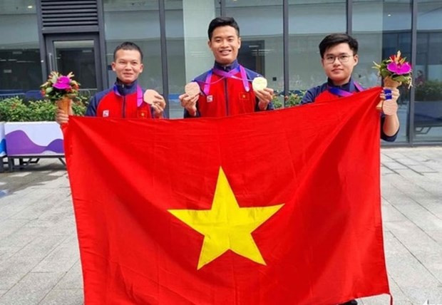 Vietnam bags two bronze medals at 2023 Asian Shooting Championship hinh anh 1
