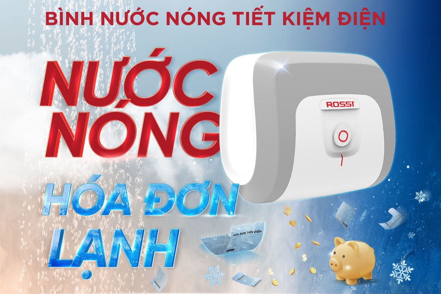 Phiên bản bình nước nóng Rossi 30 'được lòng' các gia đình hiện đại