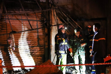 Hiện trường vụ cháy khiến 3 mẹ con tử vong ở Hà Nội