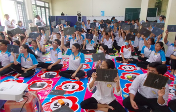 Học sinh dân tộc ở Trà Cú nâng cao nhận thức về bệnh tan máu bẩm sinh