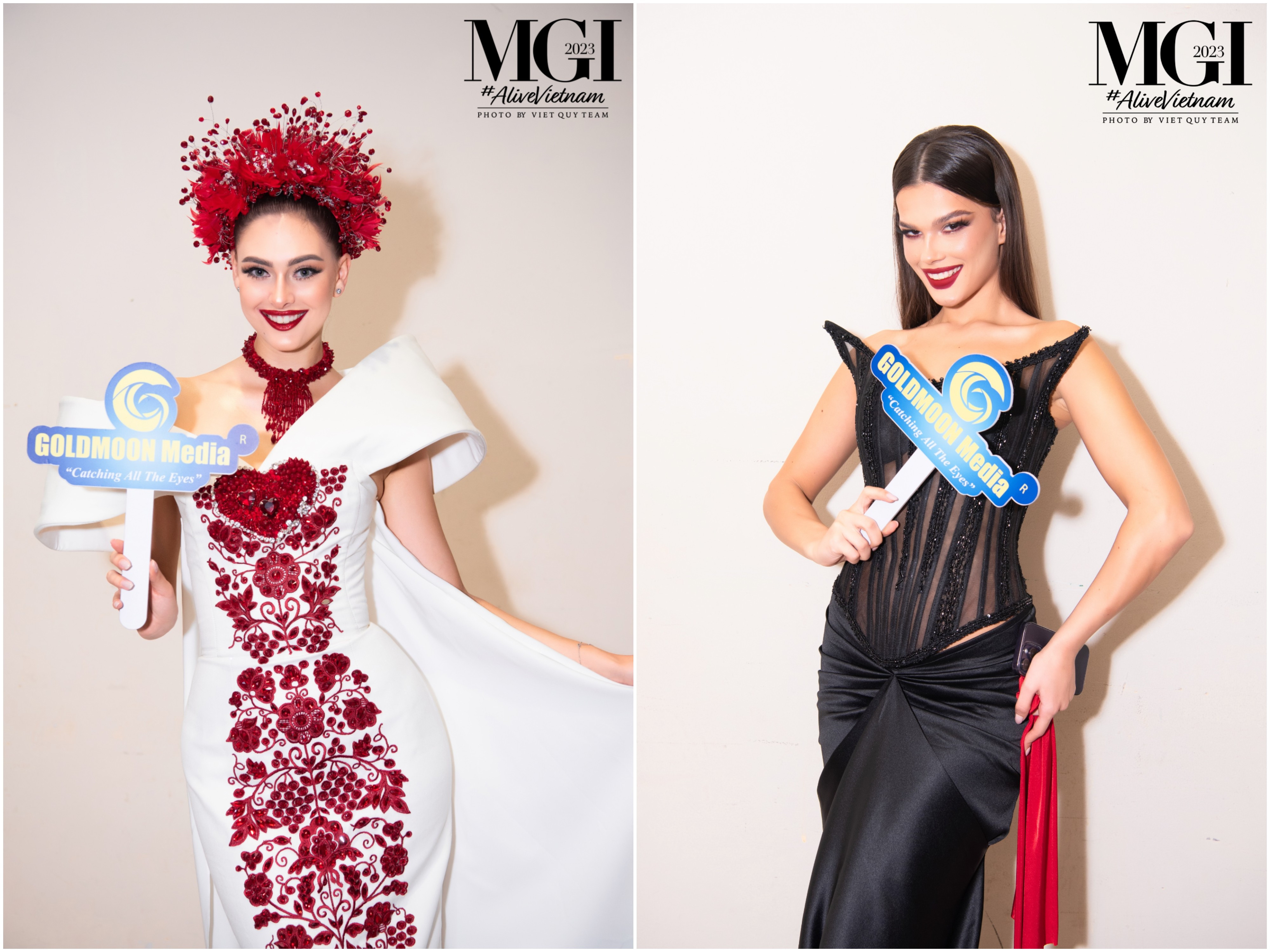 Các thí sinh Miss Grand International 2023 trong trang phục dân tộc