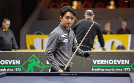 Chiem Hong Thai enters knock-out stage of Veghel World Cup 3-Cushion 2023