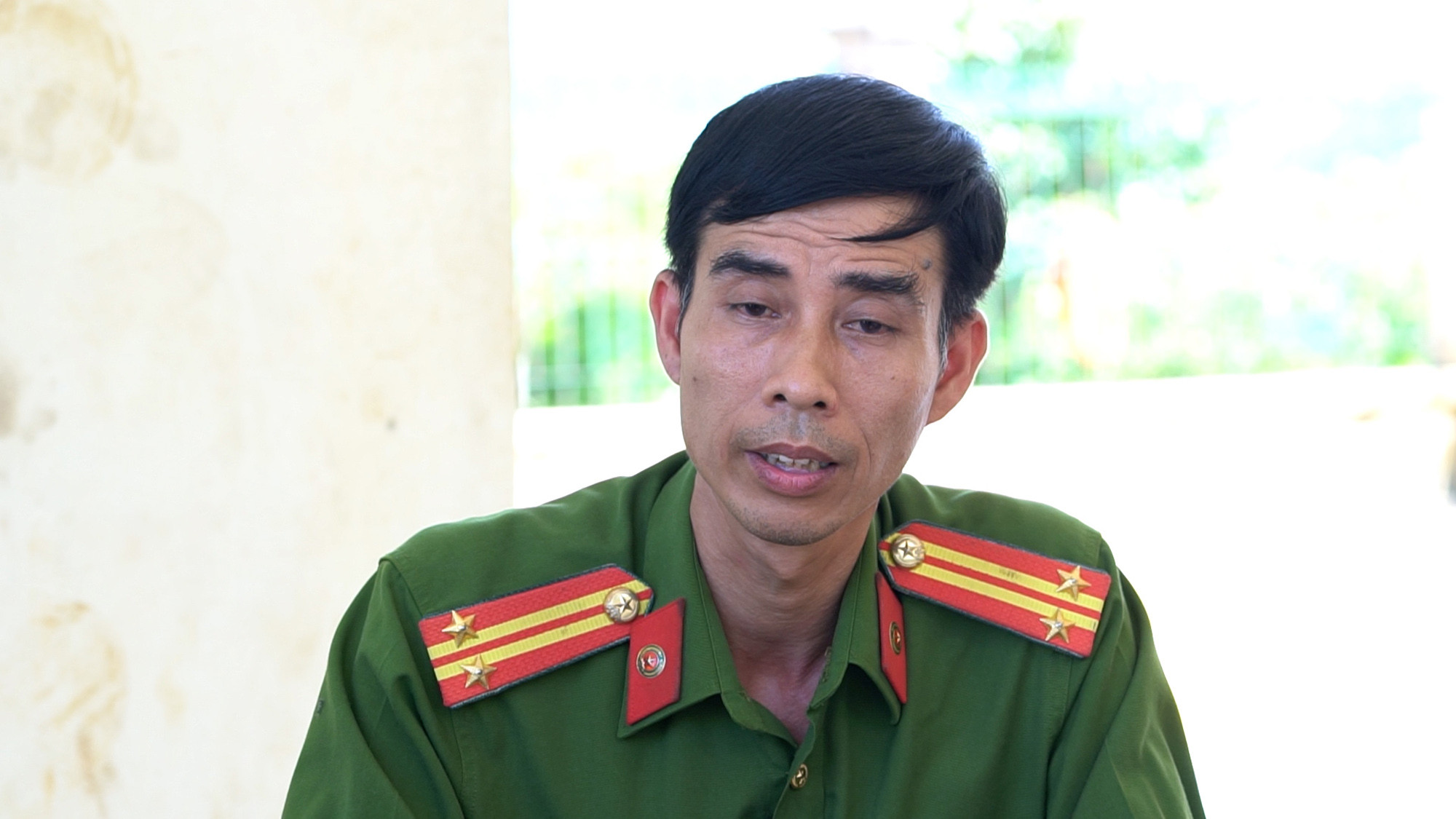 Trung tá Trần Văn Duy.