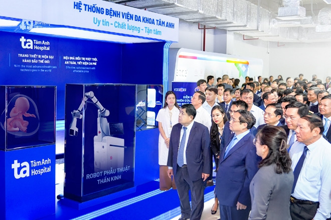 Triển lãm quốc tế đổi mới sáng tạo VN 2023: Sức hút công nghệ AI tại BV Tâm Anh