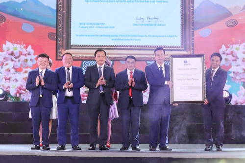 Cao nguyên đá Đồng Văn lần 3 đón danh hiệu Công viên Địa chất Toàn cầu