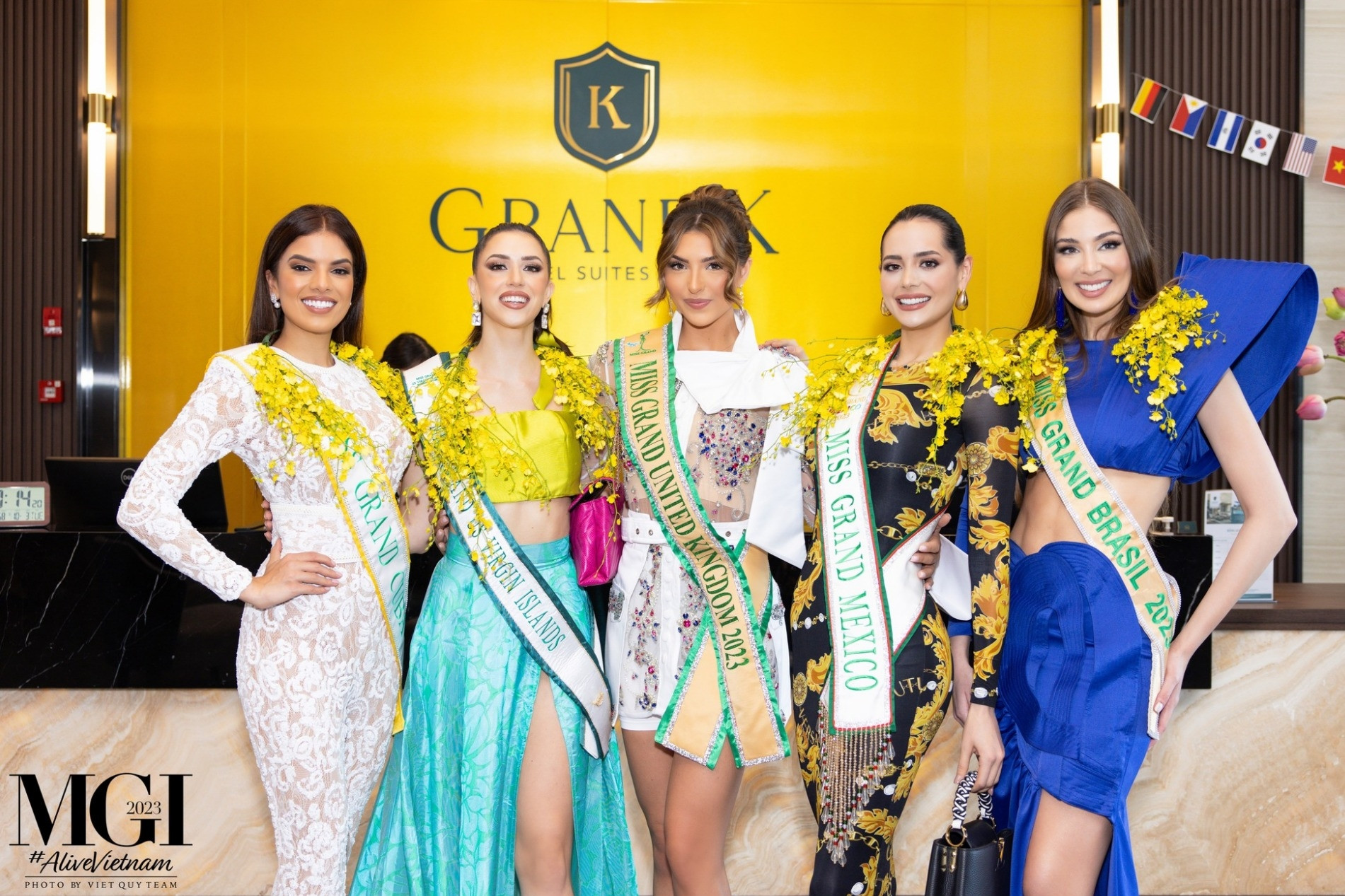 Những thí sinh Miss Grand International 2023 đầu tiên đã đến Việt Nam