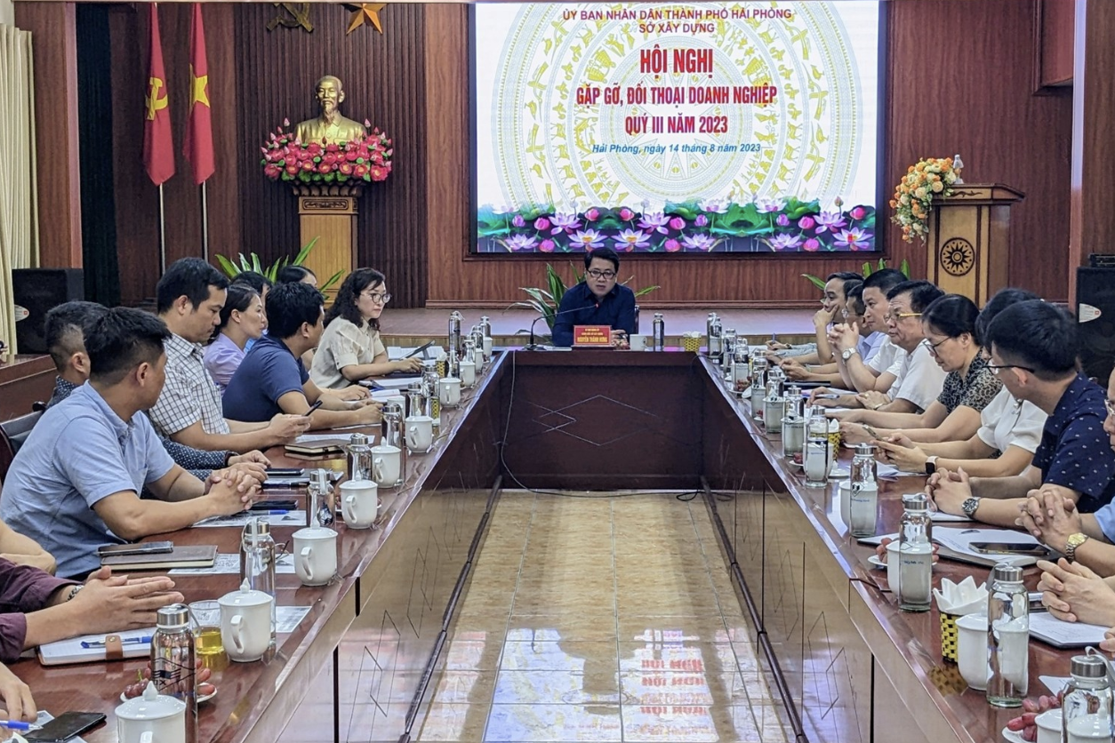 Hải Phòng đối thoại, giúp doanh nghiệp ngành xây dựng gỡ khó