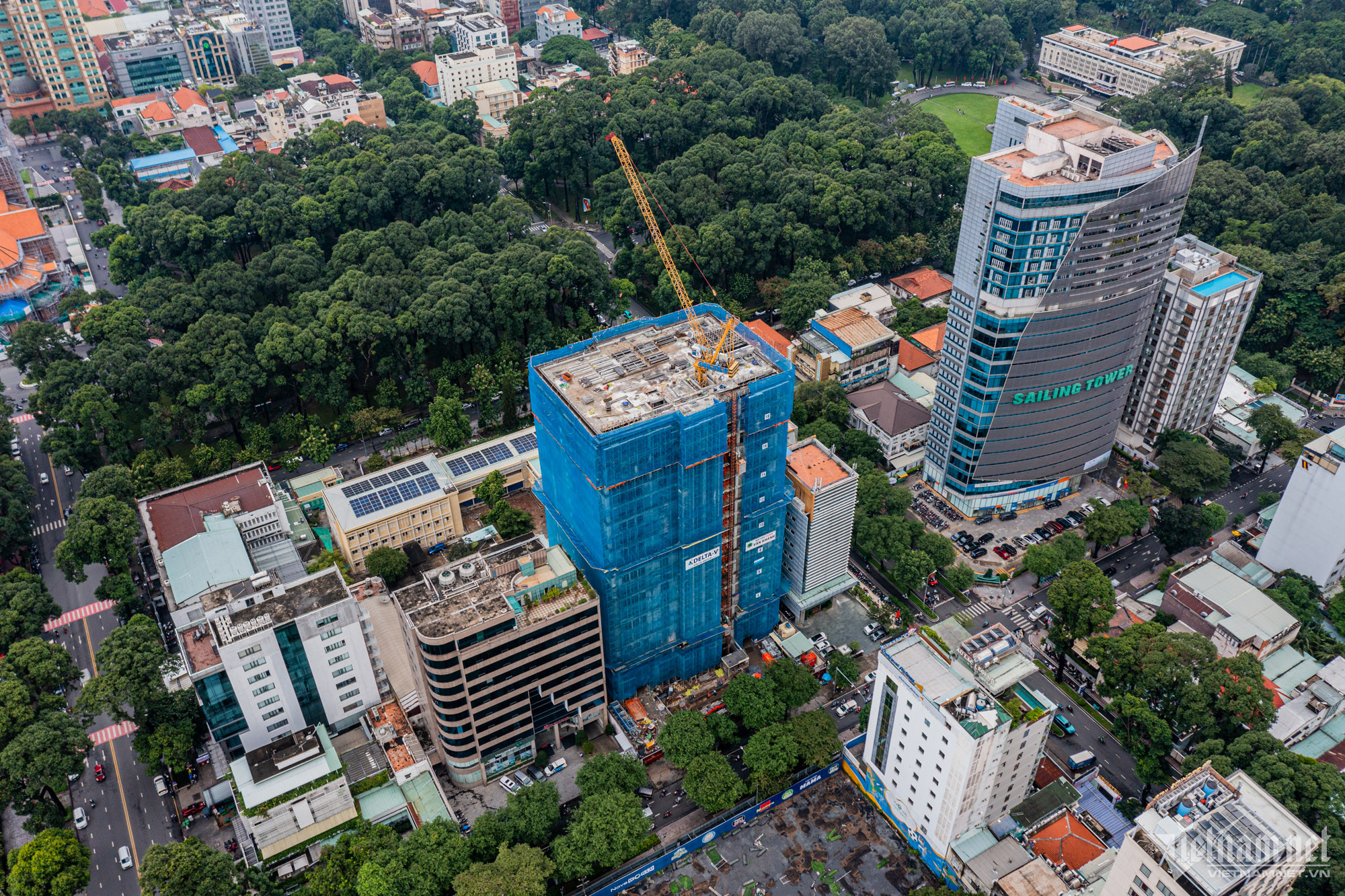 Cận cảnh cao ốc trên ‘đất vàng’ của Tân Hoàng Minh đã ‘về tay’ ngân hàng