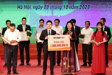 T&T Group ủng hộ 1 tỷ đồng cho quỹ ‘Vì người nghèo’ TP. Hà Nội