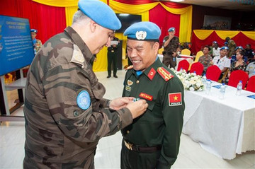 Vietnamese police officers honoured by UNMISS
