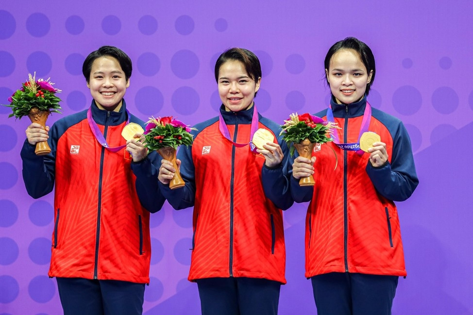 Bảng tổng sắp huy chương ASIAD 2023 ngày 7/10: Việt Nam giành thêm HCB