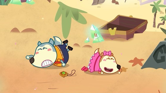 The movie tells about daily stories of a kindhearted and friendly wolf boy, Wolfoo, and his little sister Lucy. ảnh 2