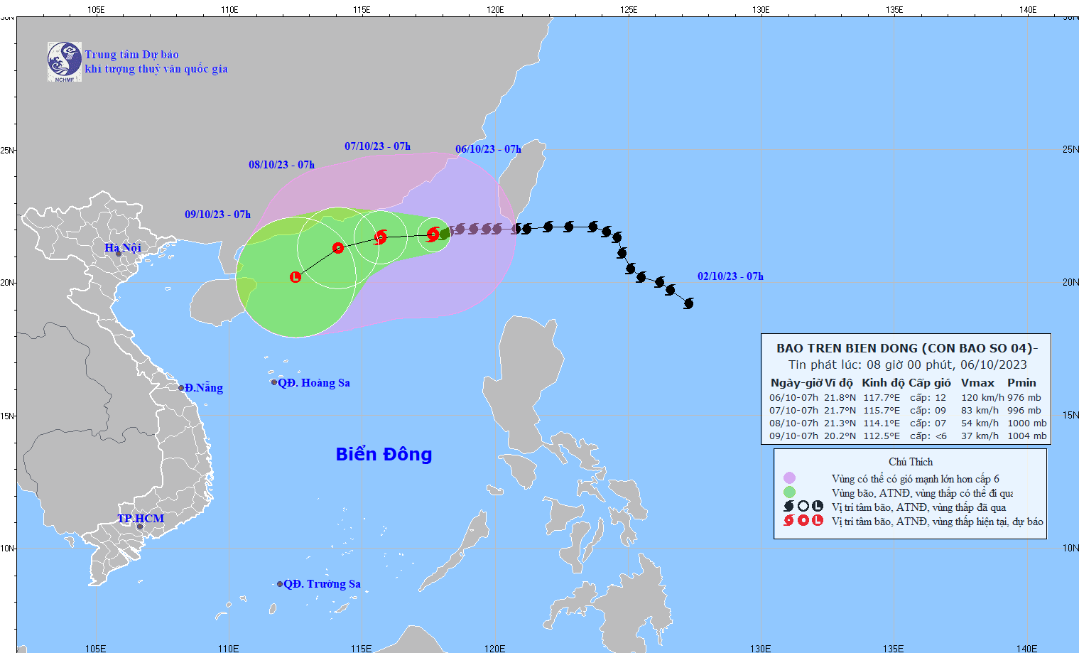Storm Koinu is forecast to downgrade into a tropical depression. ảnh 1
