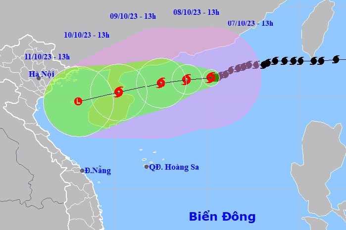 Bão số 4 diễn biến lạ thường, áp thấp mới xuất hiện