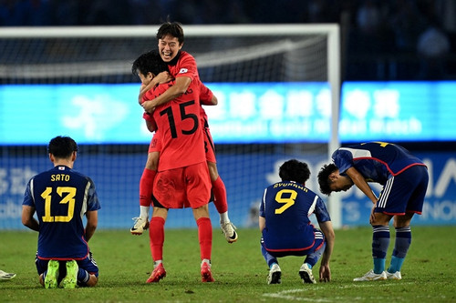 Hạ Nhật Bản, Hàn Quốc giành HCV bóng đá nam ASIAD 19