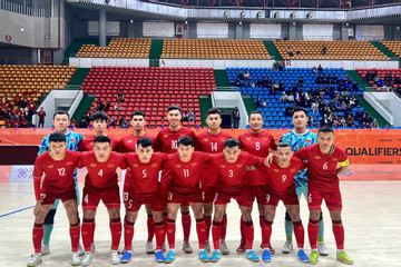Tuyển futsal Việt Nam thắng tưng bừng trận ra quân giải châu Á