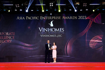 Vinhomes nhận cú đúp giải thưởng doanh nghiệp châu Á 2023