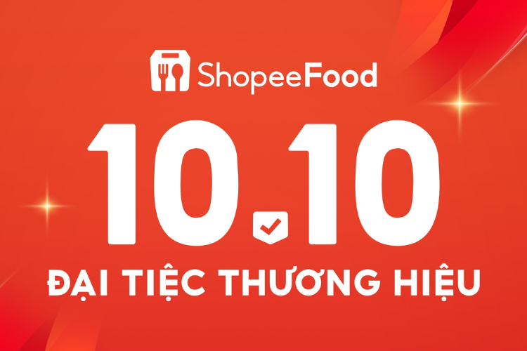 Thực đơn khủng 10.10 Đại Tiệc Thương Hiệu trên ShopeeFood