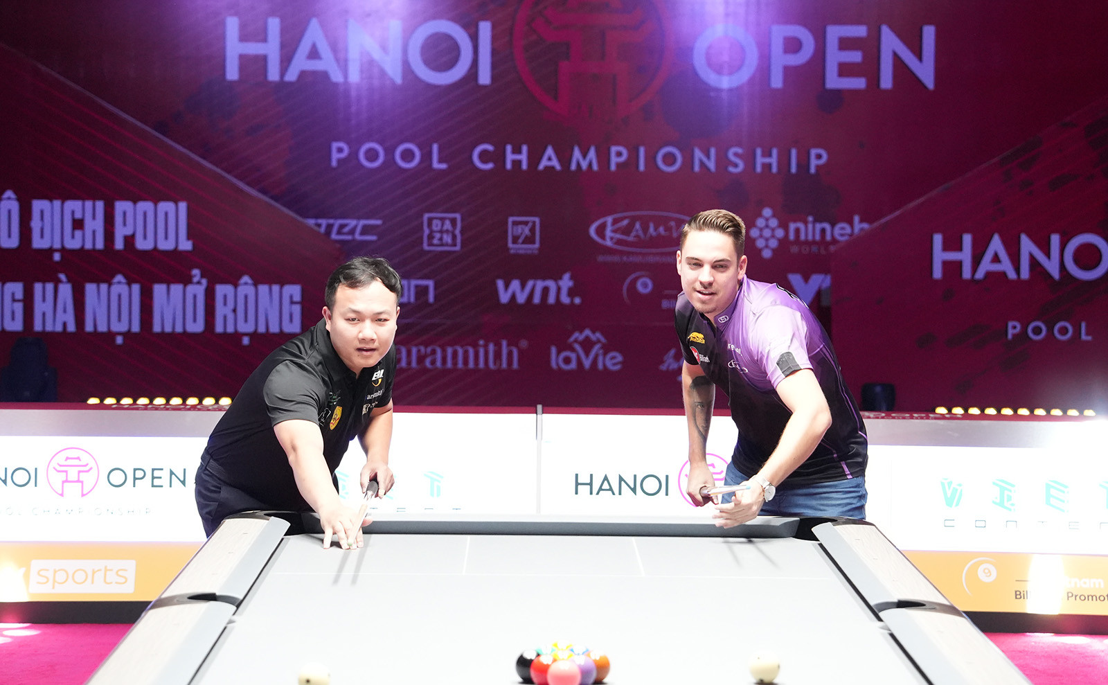 Anh tài billiard 9 bi thế giới hội tụ tại Hà Nội