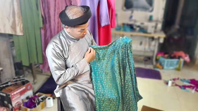 The secrets of Trach Xa Village: mastering the craft of long-dress making