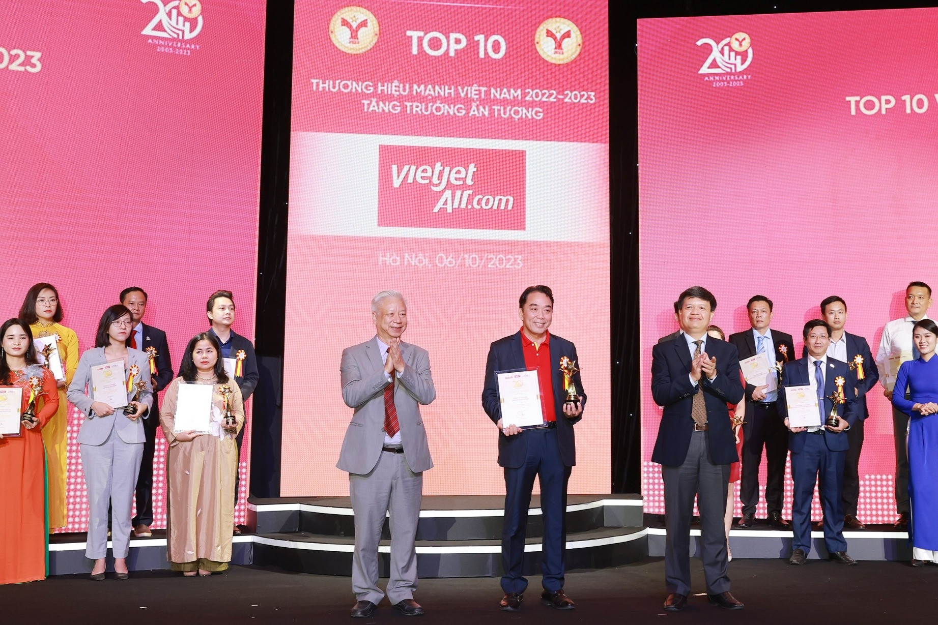 Vietjet vào Top 50 Thương hiệu mạnh Việt Nam 2023