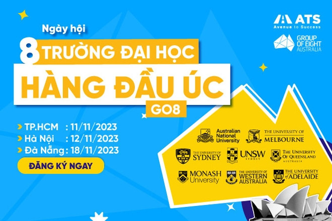 Bí quyết chinh phục học bổng top 8 trường hàng đầu nước Úc