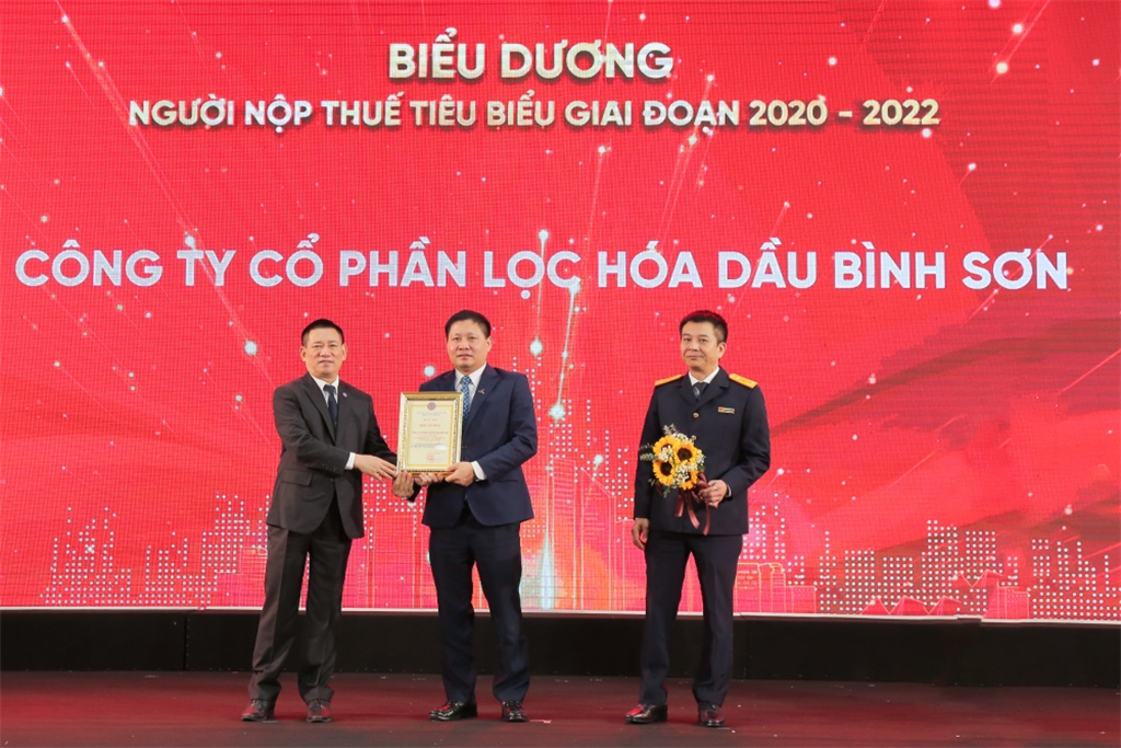 BSR được vinh danh đơn vị nộp thuế tiêu biểu giai đoạn 2020 - 2022