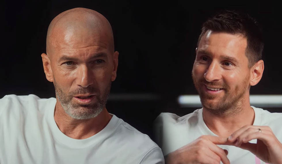 Messi và Zidane gây sốt, hỏi xoáy đáp xoay nhau trong 30 phút