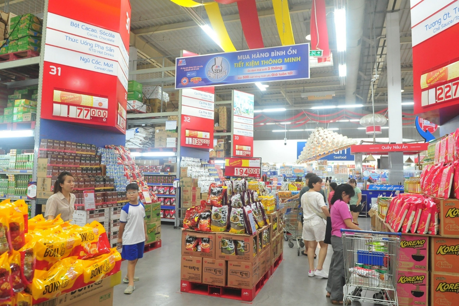 MM Mega Market cung cấp 1.000 mặt hàng bình ổn giá