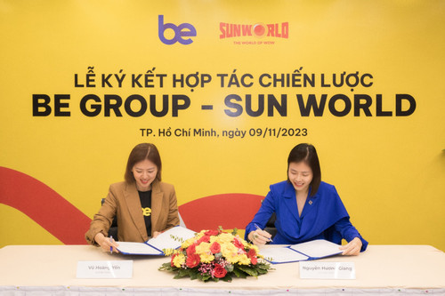 Sun World bắt tay Be Group nâng cao trải nghiệm du khách