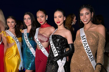 Bùi Quỳnh Hoa sang chảnh, ngày càng tiến bộ ở Miss Universe 2023