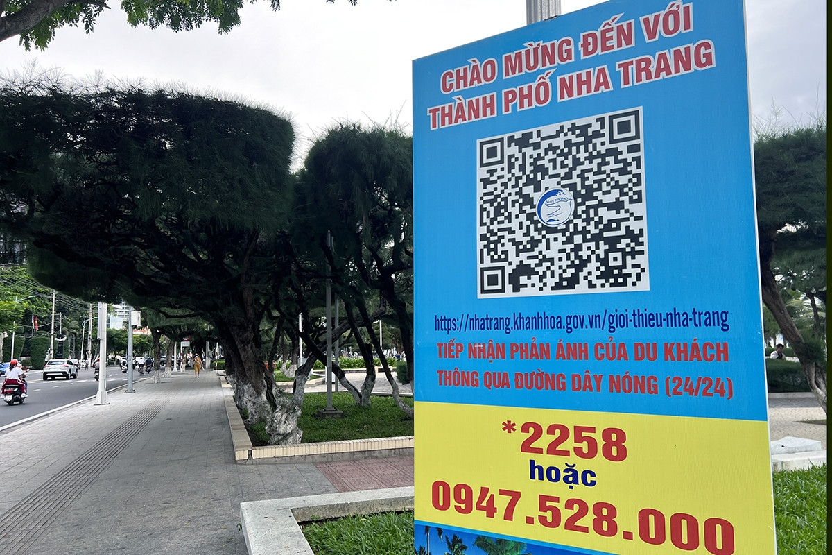 Tạo mã QR để du khách phản ánh, tìm hiểu về Nha Trang