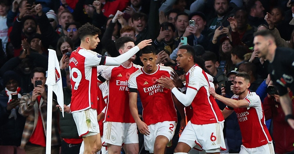 Kết quả bóng đá Arsenal 31 Burnley Vòng 12 Ngoại hạng Anh