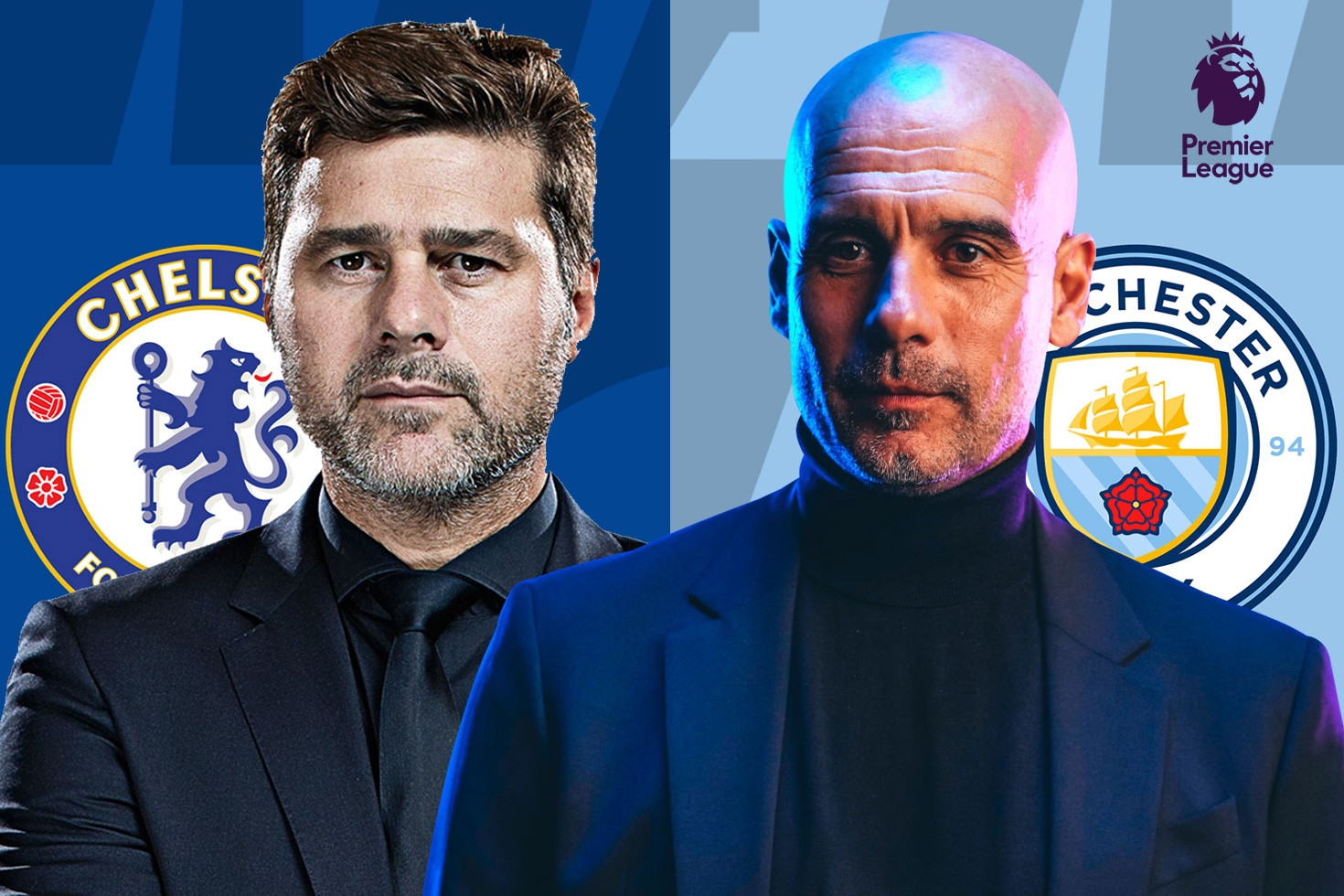 Chelsea đấu Man City: Pochettino khó qua ải Pep Guardiola