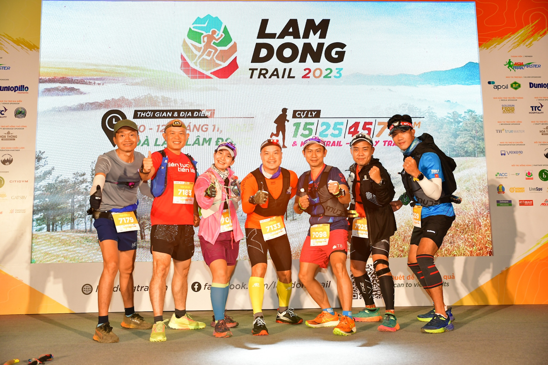 VĐV Việt Nam toàn thắng ở giải Lâm Đồng Trail 2023